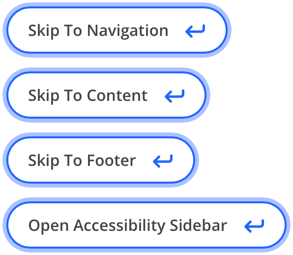 Image showing Accessibility Tweaks links