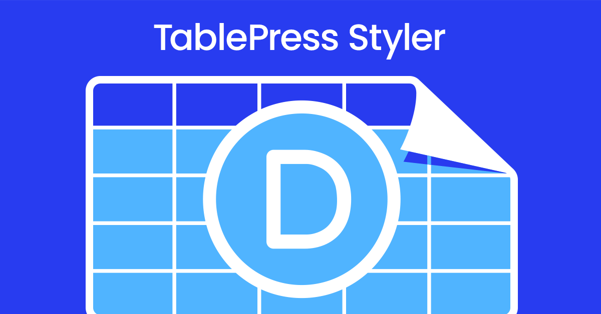 Table: Borders - Design Tab - TablePress Styler - Docs - Divi-Modules